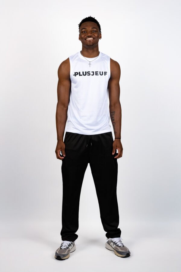 Muscle Tank Top - Black - Image 7