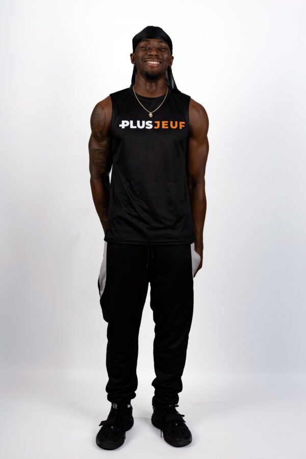 Muscle Tank Top - Black - Image 4