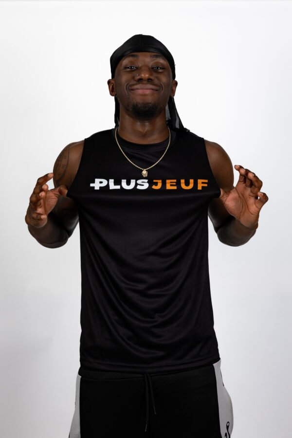 Muscle Tank Top - Black - Image 3