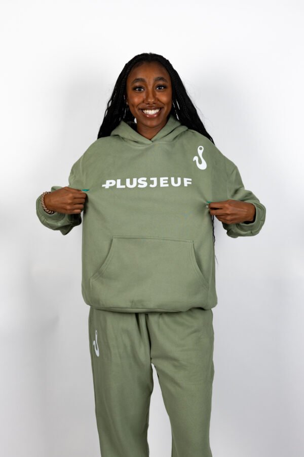 Hoodie Set - Olive Green - Image 6
