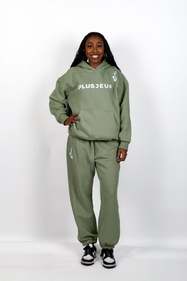 Hoodie Set - Olive Green - Image 4