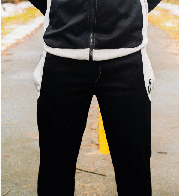 Tracksuit - Black & Dark Grey - Image 4